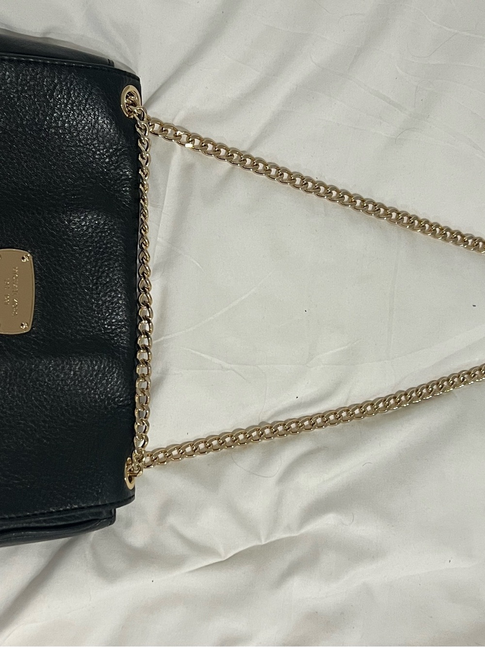 MICHAEL Michael Kors Black Leather Jet Set Chain Shoulder Bag - Picture 9 of 16